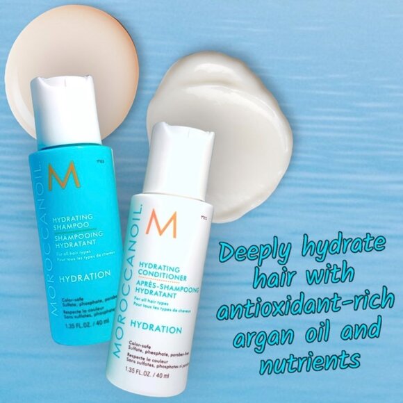 Moroccanoil—Hydrating Shampoo & Conditioner Sample Set (40mL ea) *New* - Picture 6 of 6